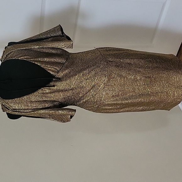 Black and Gold Dress - Picture 3 of 5